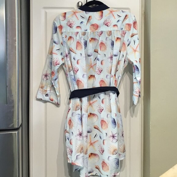 eShakti Wayward Fancies Shell Dress w/Self Tie Belt - Picture 3 of 5